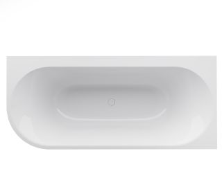 Ванна акриловая Vincea VBT-704-1800-R, цвет белый, щелевой перелив