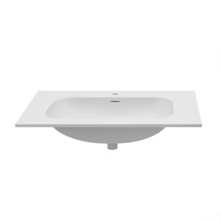 Раковина Vincea Elise VCB-4EL800MW, Corian, цвет белый матовый