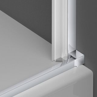 Душевая дверь Vincea Alpha VDP-3AL700CLB, черный, стекло прозрачное