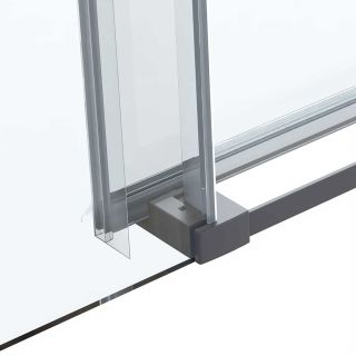 Душевая дверь Vincea Como Soft VDS-1CS110CLGM, 1100, вороненая сталь, стекло прозрачное