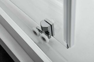 Душевая дверь Vincea Alpha VDS-3AL120CLGM, 1200, вороненая сталь, стекло прозрачное