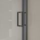 Душевая дверь Vincea City VDS-5CT110CLGM, 1100, вороненая сталь , стекло прозрачное