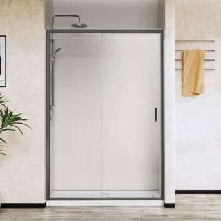 Душевая дверь Vincea City VDS-5CT150CLGM, 1500, вороненая сталь, стекло прозрачное