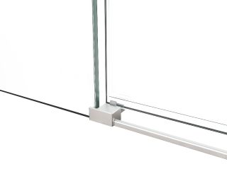 Душевая дверь Vincea Ultima VDS-7UL120CLGM, 1200, вороненая сталь, стекло прозрачное