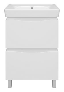 Напольная тумба под раковину Misty Венера 60см белый