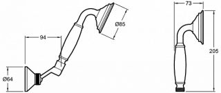 Душевая набор Jacob Delafon E24365-CP