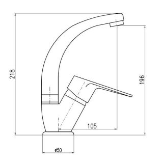 Смеситель для раковины Rav Slezak Victoria VI206.5/2 хром