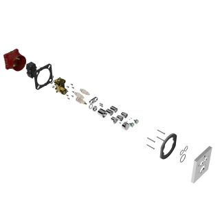 Встраиваемый смеситель для душа Vincea VSCV-321T-MCH двухфункциональный, термостатический, хром