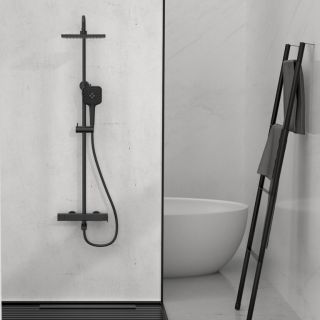 Душевая система Vincea Cube VSFS-1C1MB черный