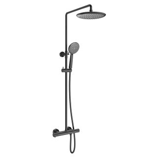 Душевая система Vincea Desire VSFS-1D0TGM термостатическая вороненая сталь