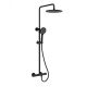 Душевая система Vincea Esse VSFS-1E0TMB термостатическая черный