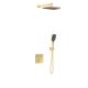 Душевой комплект Vincea VSFW-4211BG встраиваемый, двухрежимный, брашированное золото