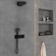 Душевой комплект Vincea VSFW-422TI1MB встраиваемый, термостатический, двухрежимный, черный