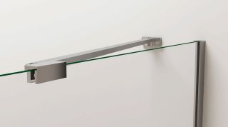 Душевой уголок Vincea Extra VSR-1E901090CLGM, 900/1000*900, вороненая сталь, стекло прозрачное