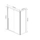 Душевой уголок Vincea Lugano VSR-1L8014CLB-1 140 x 80 см