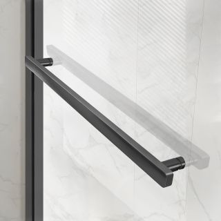 Душевой уголок Vincea Slim Soft VSR-1SS8015CLGM, 1500*800, вороненая сталь, стекло прозрачное