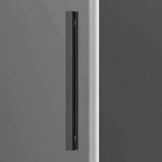 Душевой уголок Vincea Soft VSR-3SO9013CLGM, 1300*900, вороненая сталь, стекло прозрачное