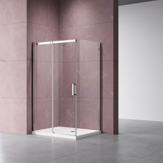 Душевой уголок Vincea Dice VSR-4D1012CL, 1200*1000, хром, стекло прозрачное