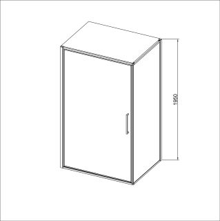 Душевой уголок Vincea Slim 8mm VSR-4SLP9090CLGM, 900*900, вороненая сталь, стекло прозрачное