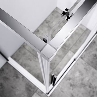 Душевой уголок Vincea Slim-N VSR-4SN8011CL, 1100*800, хром, стекло прозрачное