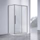 Душевой уголок Vincea Slim-N VSR-4SN8011CLGM, 1100*800, вороненая сталь, стекло прозрачное