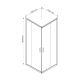 Душевой уголок Vincea Garda VSS-1G1012CLBN, 1200*1000, брашированный никель, стекло прозрачное