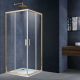 Душевой уголок Vincea Alpha VSS-3AL900CLG, 900*900, брашированное золото, стекло прозрачное