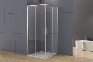 Душевой уголок Vincea Rapid-N VSS-3RN8011E10CL, (700-800)x(1000-1100), хром, стекло прозрачное