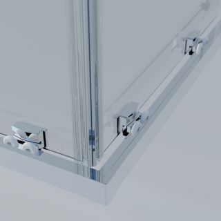 Душевой уголок Vincea Rapid-N VSS-3RN8012E10CL, (700-800)x(1100-1200), хром, стекло прозрачное