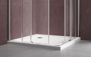 Душевой уголок Vincea Dice VSS-4D900CL, 900*900, хром, стекло прозрачное