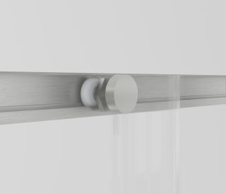 Душевой уголок Vincea Slim-N VSS-4SN900CLBN, 900*900, брашированный никель, стекло прозрачное