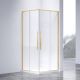 Душевой уголок Vincea Slim-N VSS-4SN900CLG, 900*900, брашированное золото, стекло прозрачное