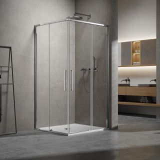 Душевой уголок Vincea Slim 8mm VSS-6SL8010CL, 1000*800, хром, стекло прозрачное