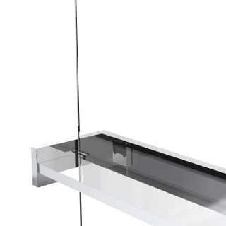 Душевая перегородка Vincea Walk-In VSW-1HR900CL, 900*2000, хром, стекло прозрачное