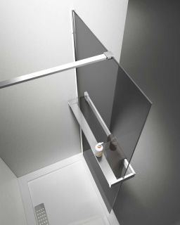 Душевая перегородка Vincea Walk-In HR VSW-4HR100CG, 1000*2000, хром, стекло тонированное