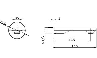 Излив Vincea VSWS-11GM, вороненая сталь