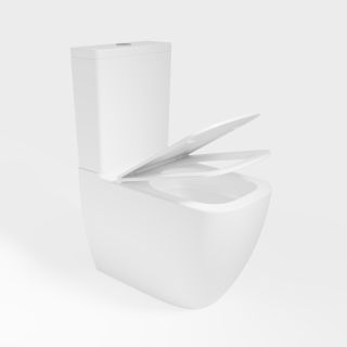 Унитаз-компакт Vincea Tornado Bien VT2-51T, белый, ультратонкое сиденье soft-close, P-trap