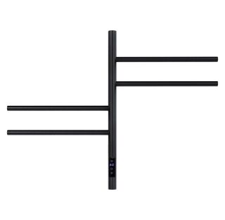 Полотенцесушитель электрический Vincea VTD-1S1CBE 43×60, черный, таймер