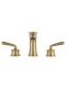 Смеситель для раковины на 3 отверстия Wonzon & Woghand Steam WW-88159008-BG брашированное золото