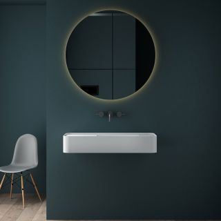 Раковина Solid Surface Vincea VWB-6S480MW, 800*400*150, подвесная, цвет белый матовый