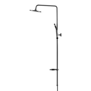 Душевая стойка Swedbe Hermes 5104B без смесителя чёрный