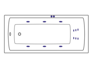 Гидромассаж Excellent LINE SJ-LINE-CR хром