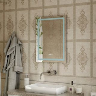 Зеркало с подсветкой Continent Verte ЗЛП478 с датчиком движения 60см