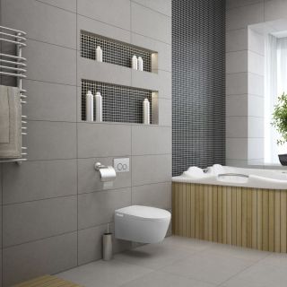 Электронный подвесной унитаз-биде Swedbe Smart 0505 белый