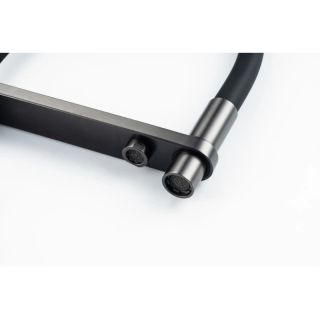 Смеситель для кухни с подключением фильтра Knotlor SS-15/GM, вороненая сталь