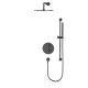 Душевой комплект термостатический WHITECROSS Y YSET09GM оружейная сталь