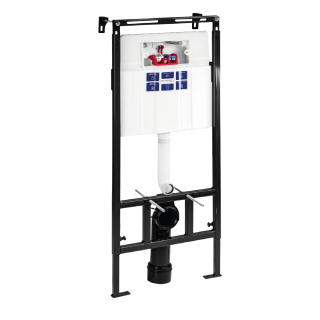 SET Инсталляция Sava Slim Superior+клавиша смыва хром матовый квадр. SMART