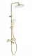 Душевая стойка Wonzon & Woghand WW-B3069-BG с термостатом брашированное золото