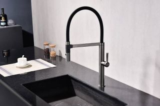 Смеситель для кухни Paulmark Leader Le214101-B беретта