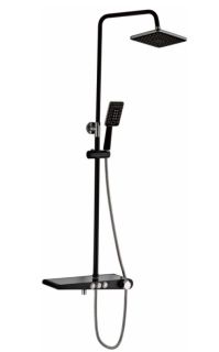 Душевая стойка Haiba HB2418 чёрный матовый